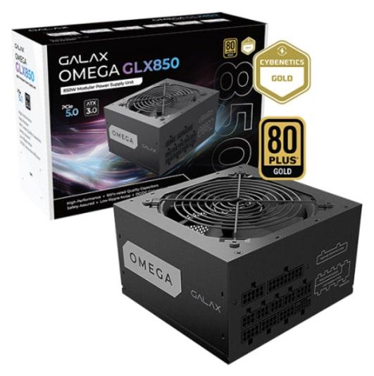 GALAX OMEGA GLX850 850W PCIe 5.0 80 PLUS Gold Fully Modular Power Supply