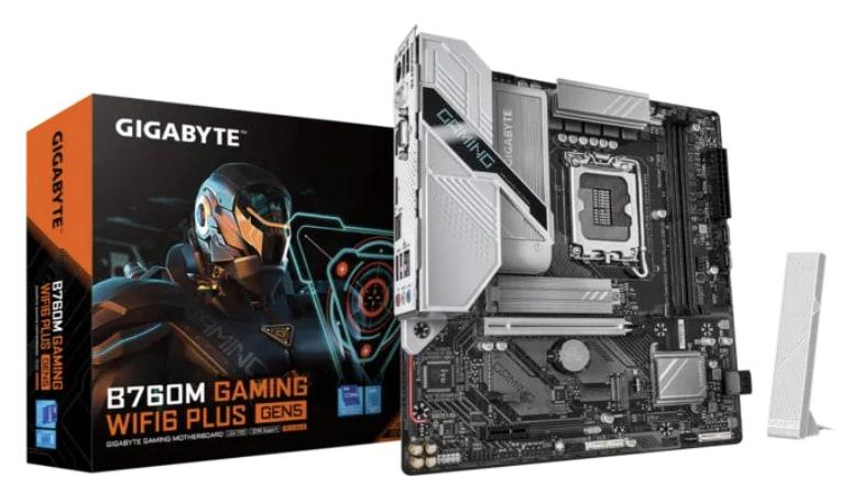GIGABYTE B760M Gaming WiFi6 PLUS GEN5 LGA1700-Motherboard