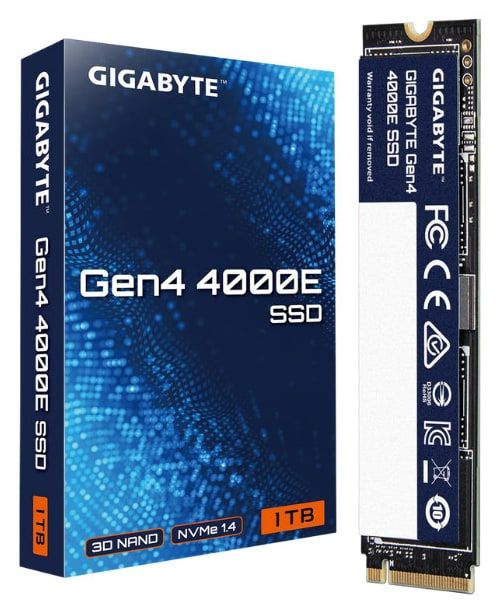 GIGABYTE Gen4 4000E SSD 1TB – PCIe 4.0 NVMe M.2