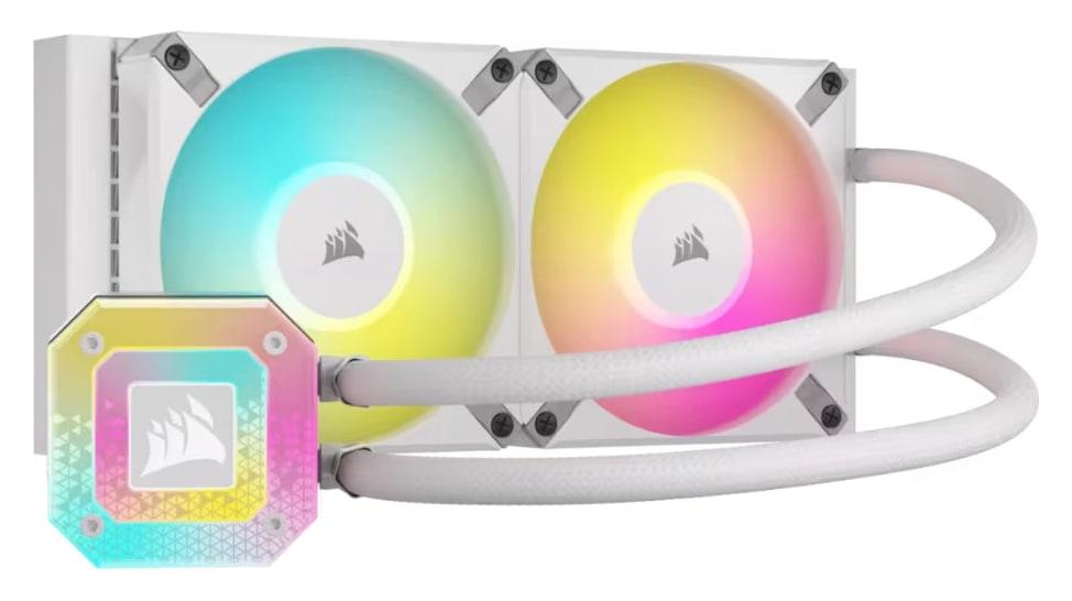 CORSAIR iCUE H100i ELITE CAPELLIX 240mm – White