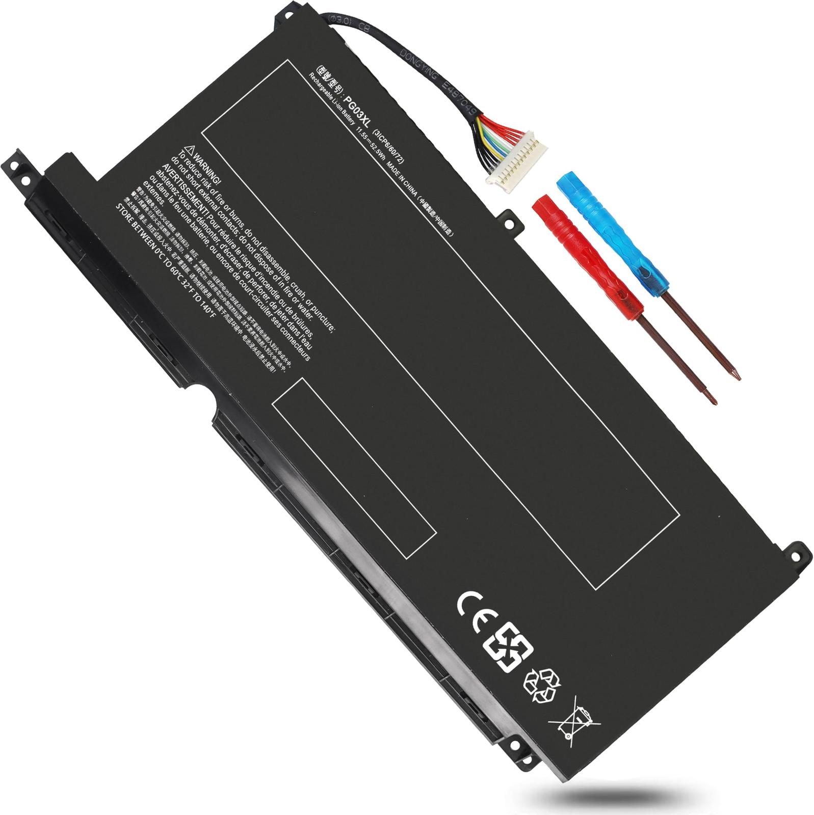battery hp omen pg03xl