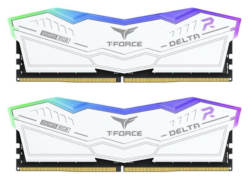 TEAMGROUP T-FORCE DELTA RGB DDR5 32GB (2x16GB) 5600MHz CL40 White