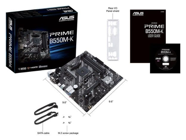 ASUS PRIME B550M-K DDR4 AMD-Motherboard
